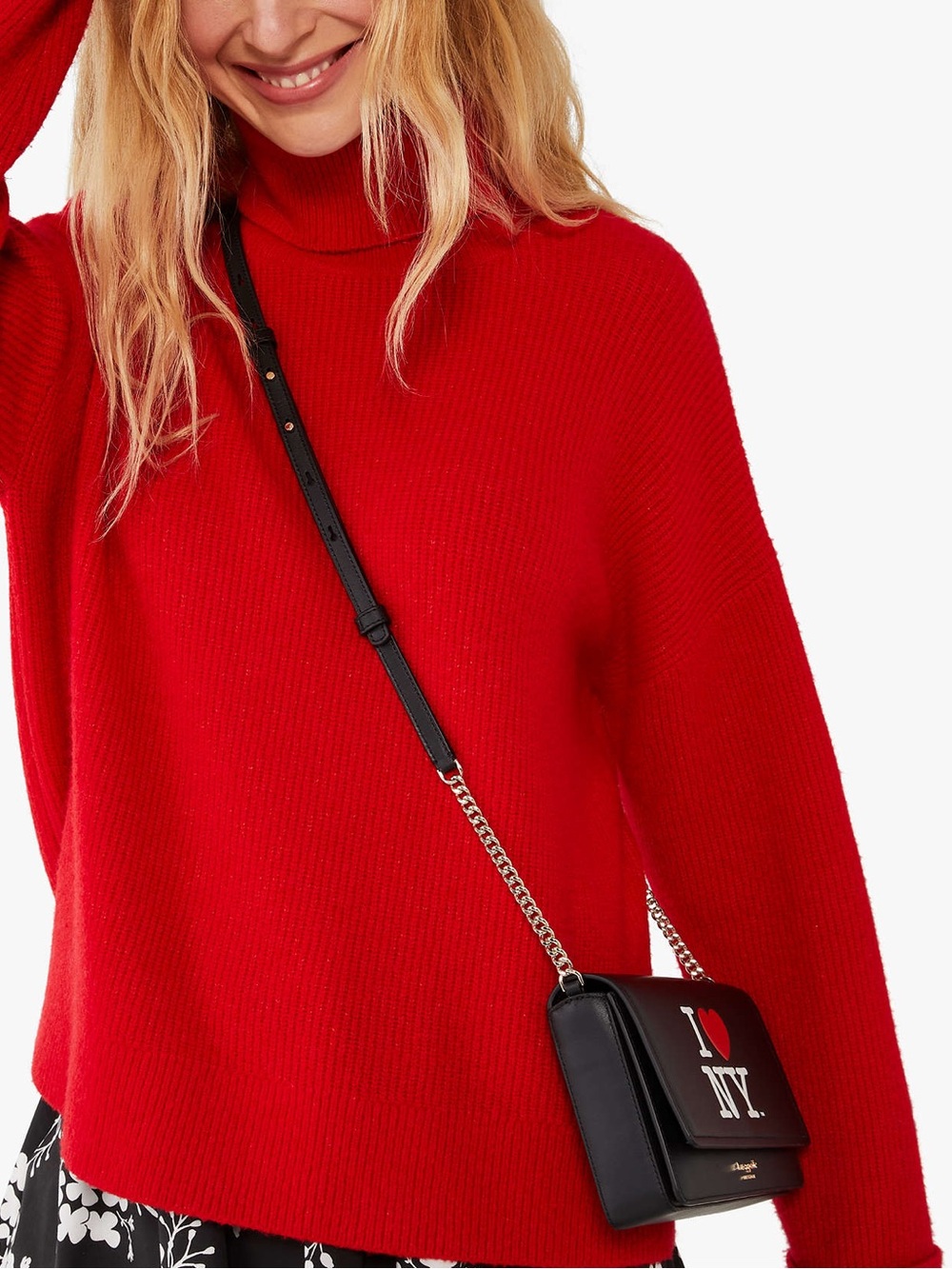 I Love NY X Kate Spade New York Flap Chain Crossbody Wallet SOLD OUT ONLINE